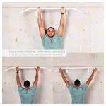 Pull-up bar for wall mounting