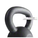 Image shows Sport-Tec Kettlebell Powdercoated, 32 kg, schwarz/anthracite