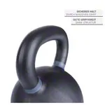 Image shows Sport-Tec Kettlebell Powdercoated, 32 kg, schwarz/anthracite