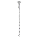 Security ceiling hook incl. chain 70 cm, galvanized