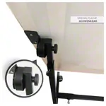 Light mirror, WxH 100x200 cm, mobile and swivelling