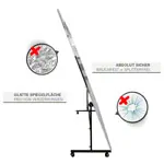 Light mirror, WxH 100x200 cm, mobile and swivelling