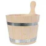 Sauna-set, water bucket + ladle, 3-pcs.