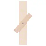 Wooden sauna hourglass
