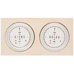 Sauna climate station incl. thermometer and hygrometer, 24x5 x 18 cm