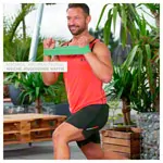 ARTZT vitality Loop Band textile, light, green