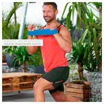 ARTZT vitality Loop Band textile, medium, blue