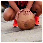ARTZT Vintage Series leather medicine ball, 4 kg