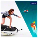 ICAROS Cloud XXL balance board, inflatable, for full body workout