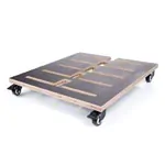 Image shows FLOW-MAX VarioBoard holder with casters, 61 x 57 cm