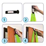 Sanctband 2 m with door anchor, light, orange