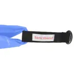 Image shows Sanctband 2 m with door anchor, strong, blue