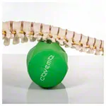 Covemo backbone mobilization HEALTHFIT, men,  12x24 cm, green