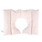 Image shows Spelt heat pad with a cutout, 46x34 cm
