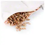 Image shows Spelt heat pad with a cutout, 46x34 cm