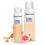 Image shows Spitzner bodycare set CremeGefhl, 2 pieces, 1x shower foam 1x body foam