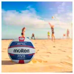 Molten Beach Volleyball Top Competition Ball V5B5000-EN, Size 5