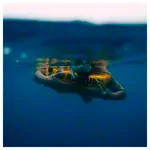 RESTUBE inflatable swimming and life buoy beach, incl. CO2 cartridge