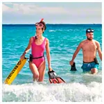 RESTUBE inflatable swim and life buoy active, incl. CO2 cartridge