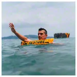 RESTUBE inflatable swim and life buoy extreme, incl CO2 cartridge