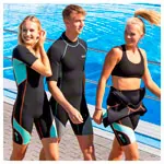 BECO men's wetsuit, shorty, one-piece suit