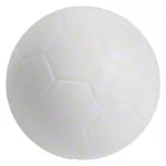 Football kicker match ball, set of 10, white, hard