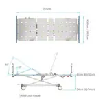 Lojer hospital bed ScanAfia X ICU E-480, Trendelenburg electr., Chrome