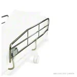Side rails chrome, pair, normal length, height 35 cm