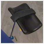 Lojer Leg Rest with Black Upholstery