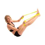 Image shows Thera-Band, special offer: 45.5 m roll, lightweight, yellow + 5.5 m roll, lightweight, yellow for FREE!