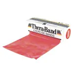 Image shows Thera-Band, special offer: 45.5 m roll, medium, red + 5.5 m roll, medium, red for FREE