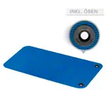 AIREX gymnastics mat Coronella 120 incl. eyelets, LxWxH 120x60x1.5 cm, blue