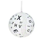 ARTZT Marsden ball with different sizes of letters