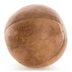 ARTZT Vintage Series leather medicine ball, 5 kg