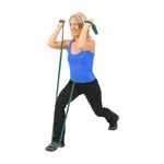 Product image: ARTZT vitality latex-free exercise band, 25 m x 11.5 cm, thick, green