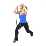 ARTZT vitality latex-free exercise band, 25 x 12 cm, extra strong, blue