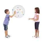 Activity ball with colourful balls,  50 cm