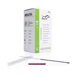 Acupuncture needles with matal handle, 0.25x40 mm, 100 pieces