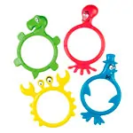 BECO Diving ring set Diving monster,  10 cm, 4 pcs.