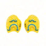 Image shows BECO Power Paddles swimming trainer, size S, pair, yellow