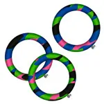 BECO-SEALIFE Diving rings made of neoprene with sand filling, set of 3,  13 cm