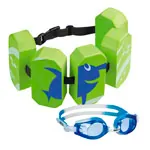 BECO-SEALIFE swimming belt 5-block, 19-30 kg + BECO children swimming goggles