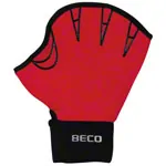 BECO neoprene gloves with finger hole, size M, one pair, red