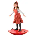 Balance board made of plastic,  76 cm, red