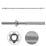 Barbell bar with star collars,  3 cm x 160 cm
