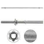 Barbell with star closure,  3 cm x 180 cm
