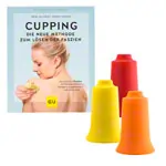 Image shows BellaBambi� original trio Fascial Cup-Set, incl. Book Cupping - Die neue Methode zum L�sen der Faszien, 4 pieces