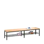 Product image: Bench with shoe rack, 42x200x35.3 cm