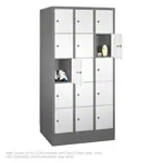 Product image: Box locker with 15 compartments, HxWxD 185x90x50 cm