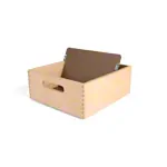 Card index cabinet made of wood for max. 900 flashcards, DIN A5 landscape